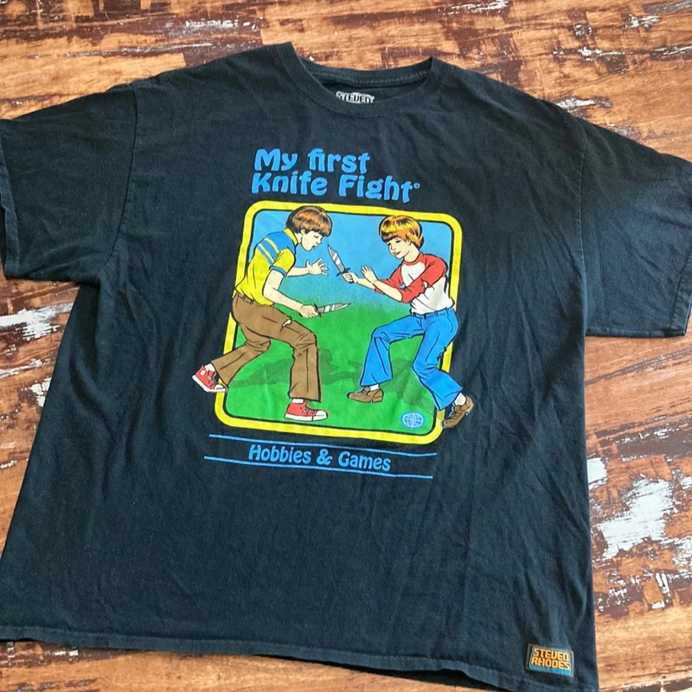 Steven Rhodes My First Knife Fight Tee